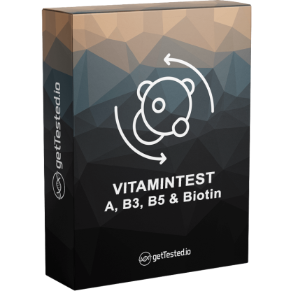 Vitamintest A B3 B5 Biotin